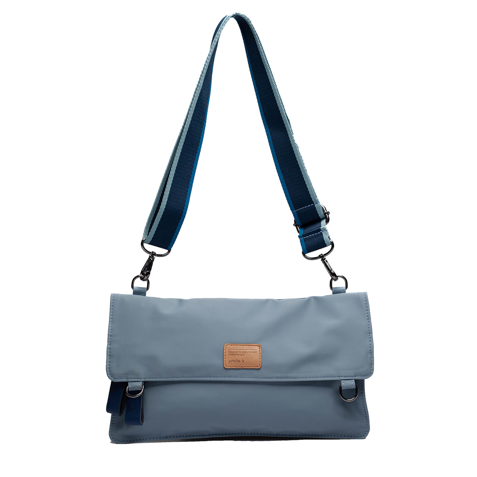 bolsa tiracolo nylon satin 61286 i25 azul U