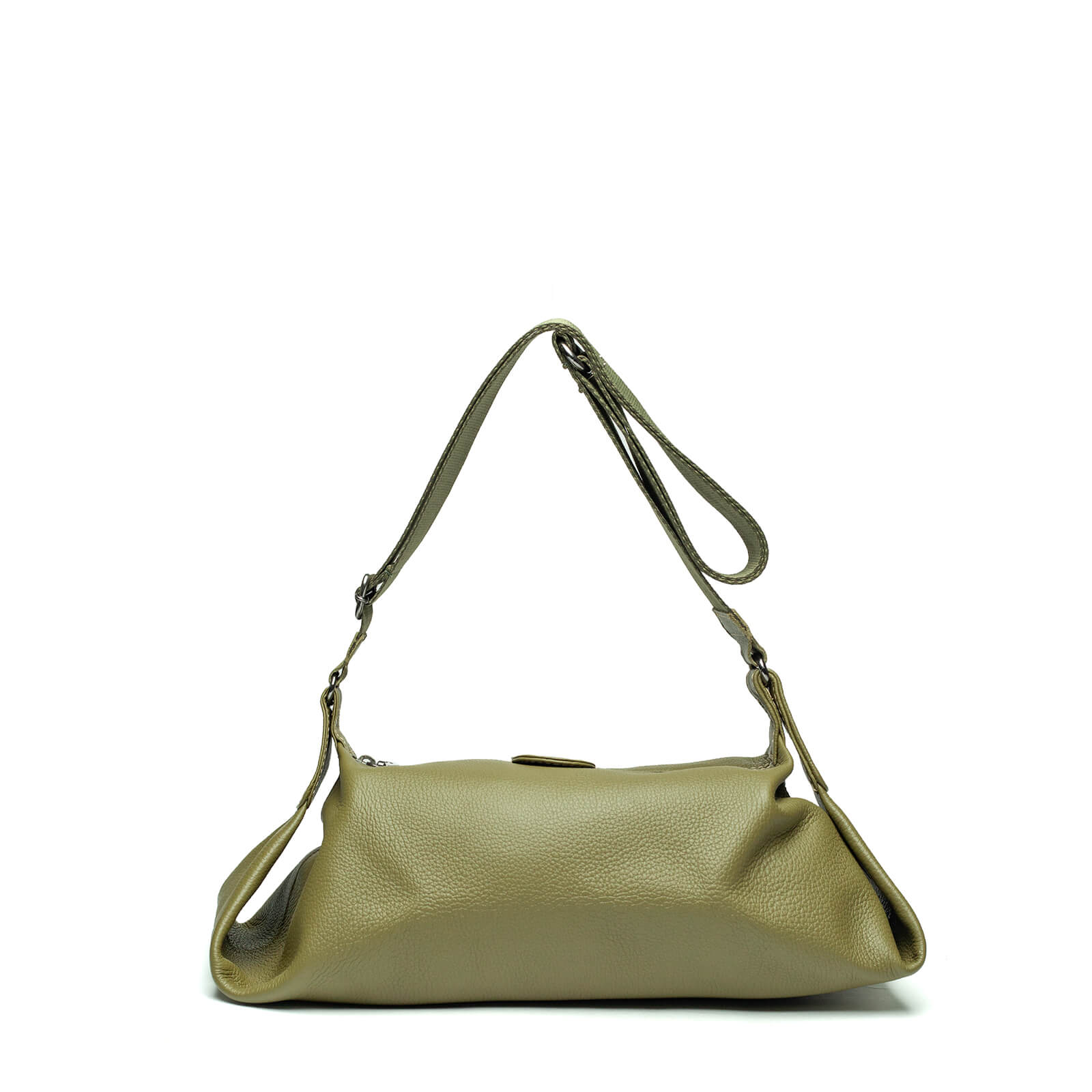 bolsa tiracolo couro 61297 i25 verde U