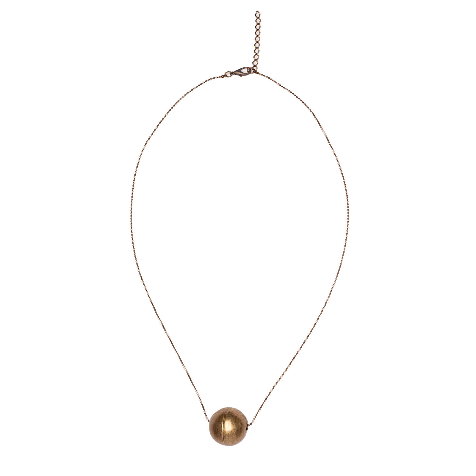 colar metal ci25a ouro velho U