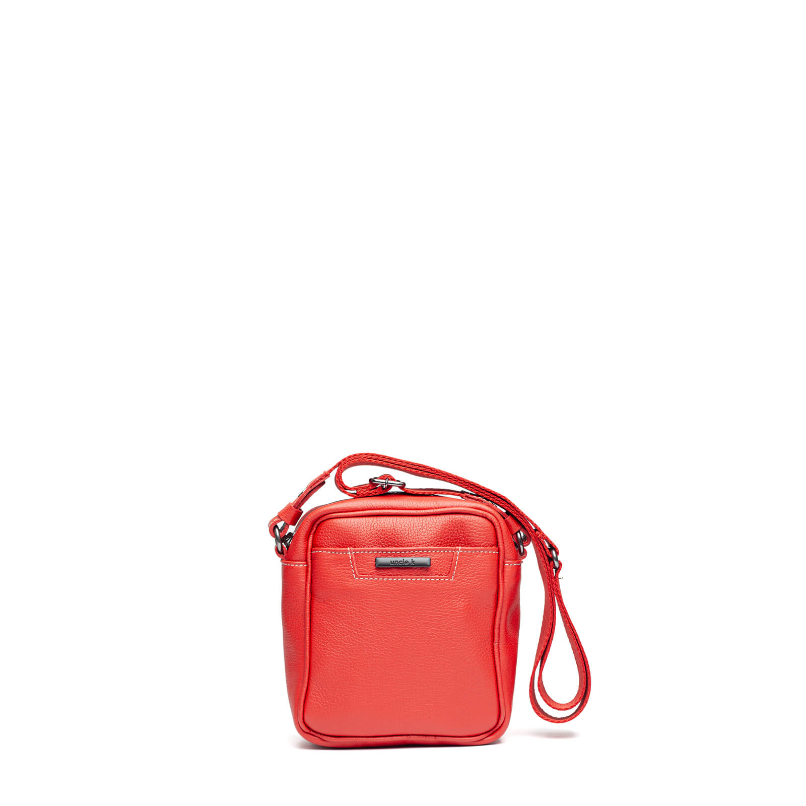 bolsa couro 61301 i25 vermelho U