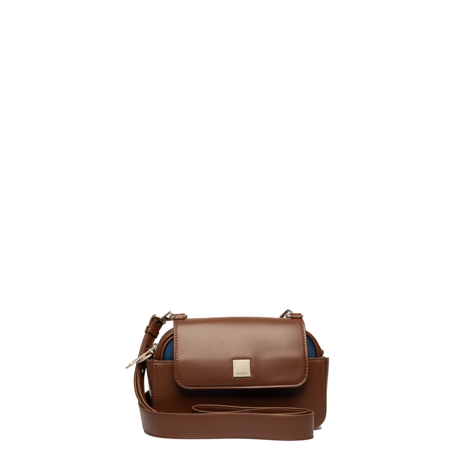 bolsa pu/neoprene 61321 i25 marrom/zul U