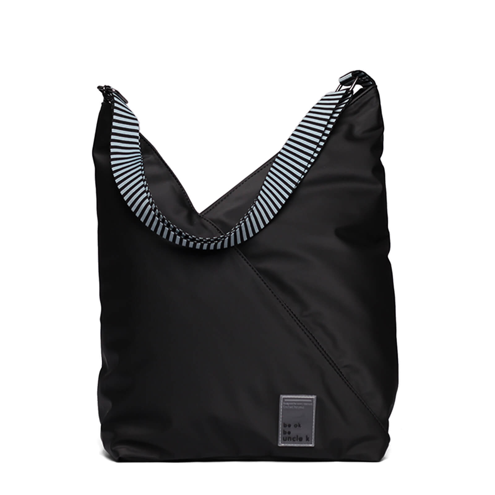 bolsa nylon satin 61328 i25 preto U